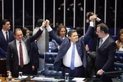 Com 73 de 81 votos, Davi Alcolumbre (União-AP) é eleito presidente do Senado pela segunda vez