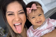 Mayra e Arthur são pais de Sophia