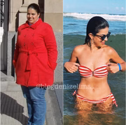 O antes e depois da blogueira