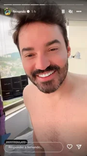 Fernando Zor passa por procedimento para aumentar o bumbum (Reprodução: Instagram)