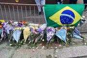 Conhecidos da vítima e moradores da cidade organizaram motociata em homenagem a Cristopher