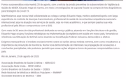 Entidades da saúde divulgam nota em defesa de Eduardo Hage