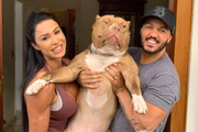 Belo e Gracyanne com Thor 
