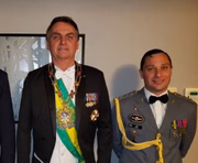 Jair Bolsonaro e Mauro Cid