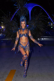 Irina Shayk, supermodelo russa, no Carnaval do Rio de Janeiro em 2025