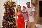 Morgana Santana e família
