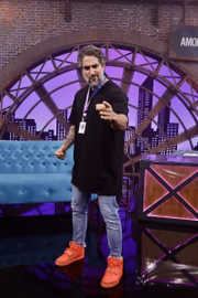 Marcos Mion é o entrevistado de Tatá Werneck, no Lady Night