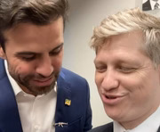 Marçal junto do deputado Marcel van Hattem (Novo-RS)