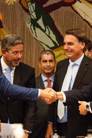 Presidente Jair Bolsonaro e presidente da Câmara, Arthur Lira