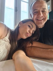 Carul Passos e Sérgio Cabral 