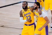 LeBron James e Anthony Davis, a dupla dinâmica dos Lakers