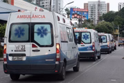 Ambulâncias levam pacientes de Manaus para outros estados