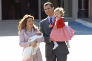 Anúncio da chegada da infanta Sofia, segunda filha de Letizia 