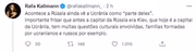 ela explicou a histórica relação entre os dois países