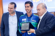 Atleta da marcha atlética foi homenageado pelo governador Ibaneis Rocha (MDB)