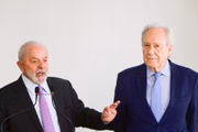 Lula com Ricardo Lewandowski, novo ministro da Justiça