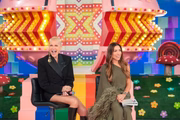 Xuxa e Patrícia Abravanel sentaram lado a lado no SBT