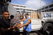 Caminhões entraram em Gaza com ajuda humanitária