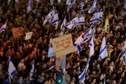 A principal exigência dos manifestantes é que o governo Netanyahu chegue a um acordo de cessar-fogo com o Hamas