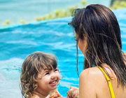 Tata Werneck e Clara Maria