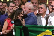 O presidente eleito Lula discursou na Avenida Paulista
