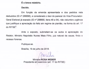 Ministra do Supremo Tribunal Federal (STF) Rosa Weber