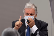 Ex-assessor do Ministério da Saúde Airton Cascavel na CPI da Covid-19