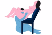 Que tal dar o sexo oral dos sonhos ao dominador? Com ele sentado na cadeira e controlando os movimentos, tem tudo para ser incrível