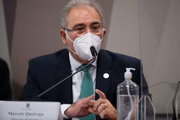 Ministro da Saúde, Marcelo Queiroga, em depoimento à CPI da Covid-19