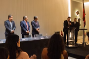 Solenidade de posse do presidente Luiz Eduardo Baptista, no Clube de Regatas do Flamengo