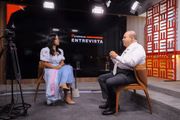 Governador do DF, Ibaneis Rocha, em entrevista ao Metrópoles