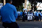 Motoristas do transporte da região metropolitana de Goiânia reivindicam por vacinação contra a Covid-19