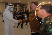A dupla Bolsonaro-Cid, em viagem ao Catar, em 2021
