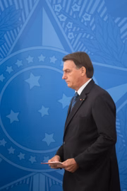 Presidente Jair Bolsonaro convocou coletiva para falar sobre impostos e combustíveis