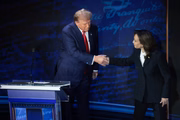 Trump e Kamala Harris