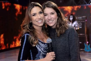 Patricia com a irmã, Rebeca Abravanel