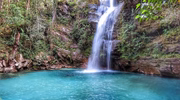 Comunidade Kalunga (Cavalcante, GO): no território quilombola Kalunga, que se estende pelas cidades goianas de Cavalcante, Teresina e Monte Alegre, há mais de 30 cachoeiras visitáveis. Em toda a área, segundo a mais recente catalogação do Sebrae, são 750 cachoeiras