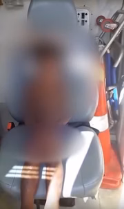 Ele aparentava estar em estado de choque