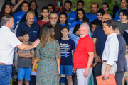 Presidente não participou de almoço, mas discursou para grupo