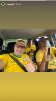 Queiroz participa dos atos pró-Bolsonaro