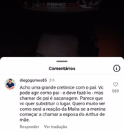 "Achei lindo", diz Thiago Nigro sobre Sophia chamá-lo de "pai"
