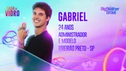 Gabriel está na Casa de Vidro e tenta uma vaga no BBB23