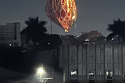 Balão em Aricanduva passou perto de prédios e casas
