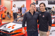Pilotos Guiga Spinelli e Nelsinho Piquet