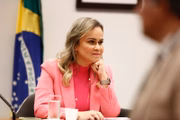 Ministra do Turismo, Daniela do Waginho na Comissão temática na Câmara