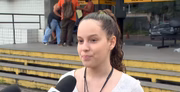 Bomba explodiu ao lado de Gabriella Cardoso, 13, na quadra de escola