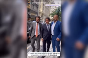Hariman Araújo e Bacellar chegam juntos à Alerj