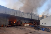 Defesa Civil atua no combate do incêndio em Tupã