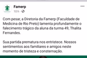 Faculdade de Medicina publicou nota de pesar