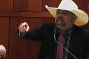 Deputado Amauri Ribeiro (Patriota) durante briga na Assembleia Legislativa de Goiás, em dezembro de 2021
